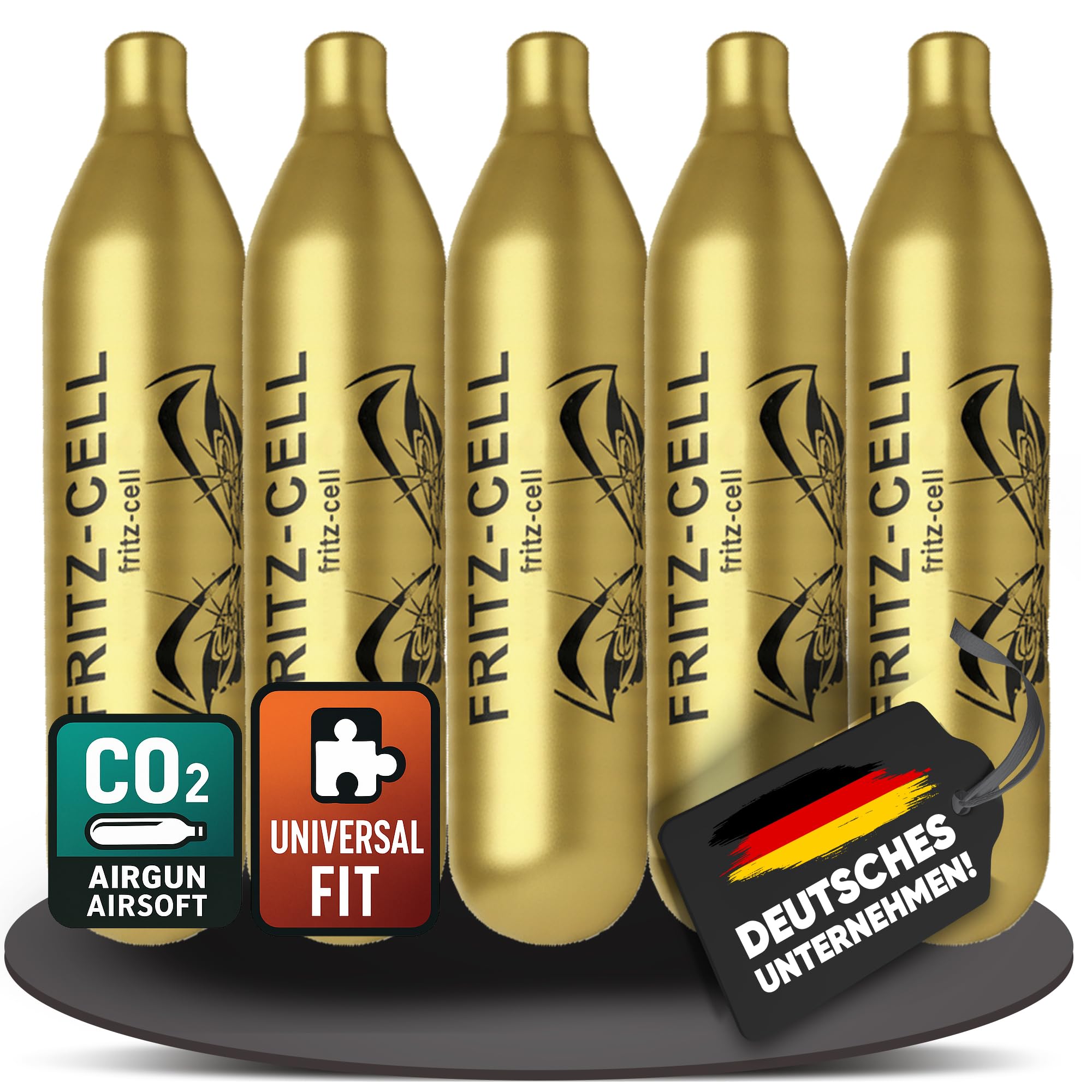 fritz-cell 12g CO2 5 Kapseln Patronen für Softair