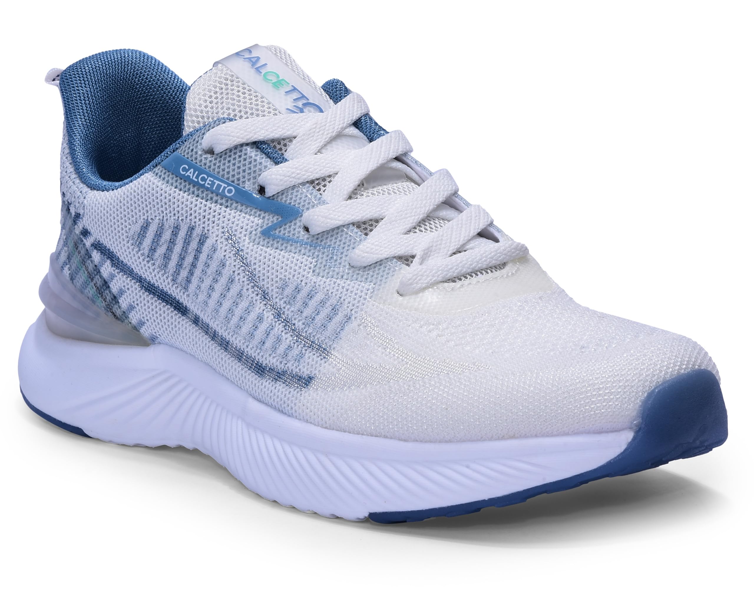 calcetto Lightweight Casual Mens Premium Trending Gym Running Sports Shoes CLT-0987 White Blue (B0CNLXF7Q5) Amazon Price History, Amazon Price Tracker