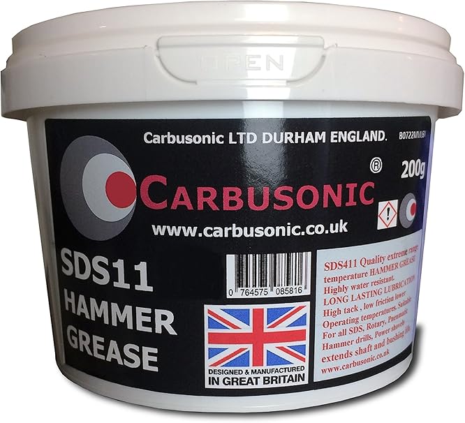 Hammer Grease SDS, Rotary, Pneumatic Drills 200gm Amazon.co.uk DIY