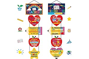 10 Pieces Teacher Appreciation Door Decorations