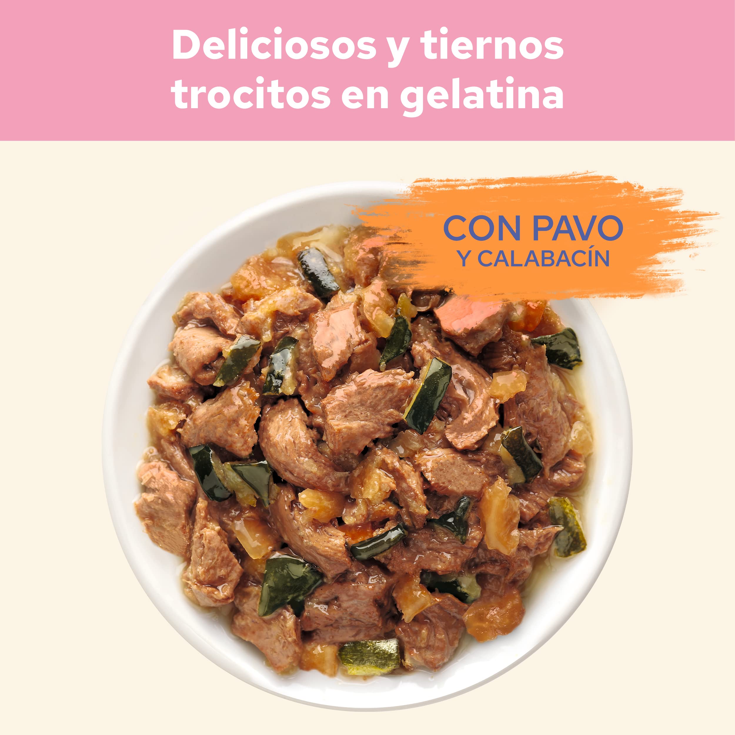 Purina Cat Chow Comida Húmeda para Gatito, Junior, Bebé, Kitten con Pavo, 26 Sobres de 85g