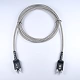 Made Dual Compatible with Lemo00 Plug to Lemo00 Plug Armored Cable SS Cable 6ft