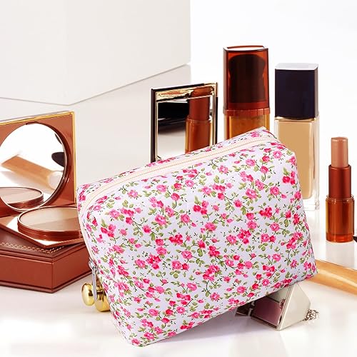 Miniatura 2 de BUSOHA 4 bolsas pequeñas de maquillaje para bolso, mini bolsas de cosméticos portátiles para mujeres, monedero, lápiz labial, accesorios cosméticos,