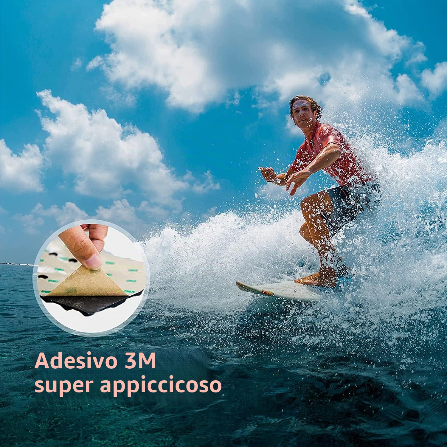 Fai da Te di trazione con Impugnatura Antiscivolo Tappetino Pad (23x90cm) Versatile & Trimmable Foglio di Eva Pad per SUP, Surf, SUP, Skimboards Standup & More