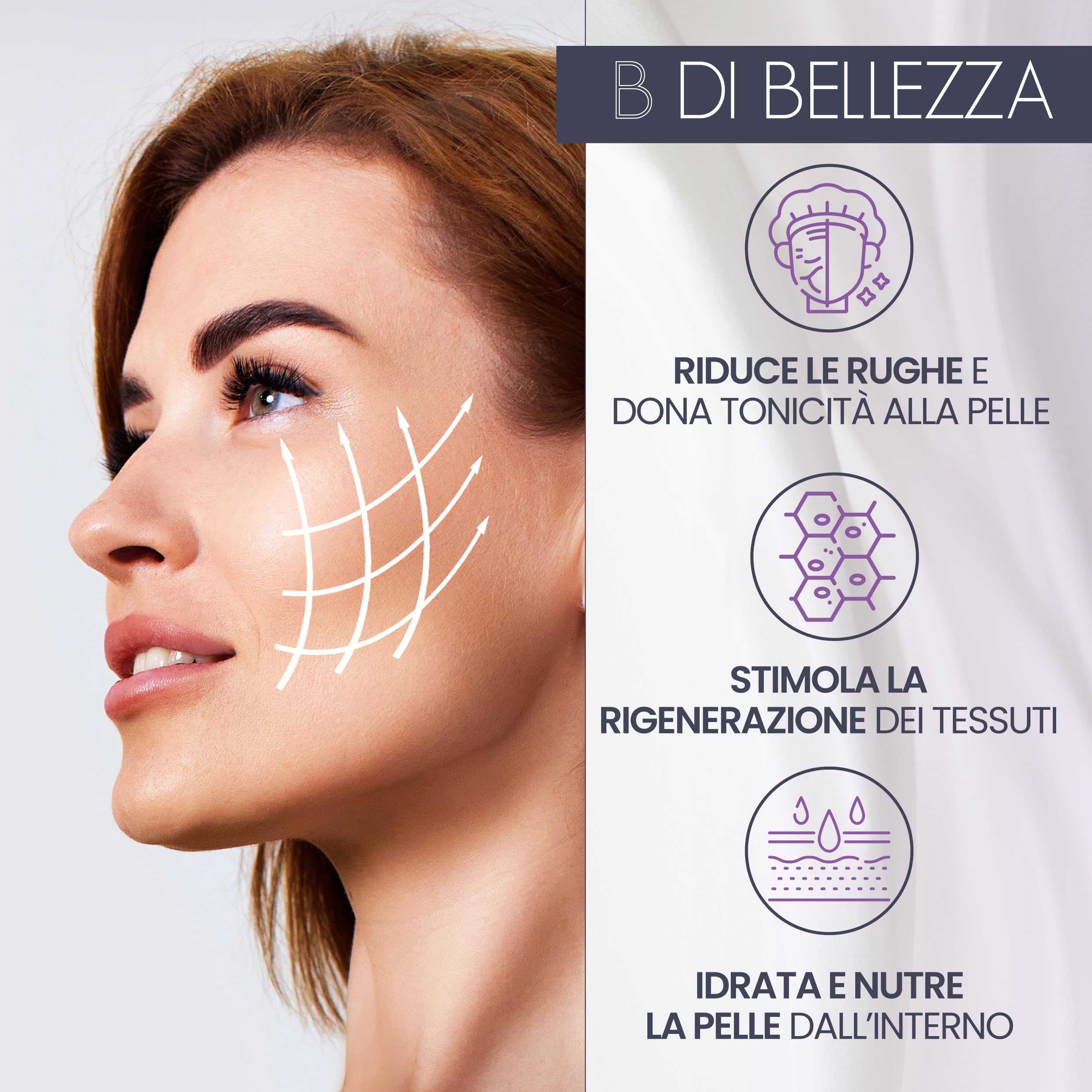 Collagene Idrolizzato 2000mg e Acido Ialuronico, 300 Compresse, Integratore Collagene, Acido Ialuronico, Coenzima Q10, Vitamina D3, Biotina, Zinco per Pelle, Ossa, Articolazioni e Capelli