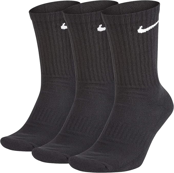 Nike Everyday Cushion Crew - Calzini da donna, confezione da 3 : Amazon.it:  Abbigliamento