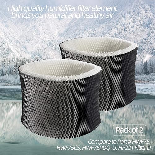 Miniatura 6 de ANTOBLE Filtros de humidificador de repuesto para humidificador Holmes HWF72 HWF75 HWF75CS HWF75PDQ-U Sunbeam SCM3501 SCM3502 SCM3656 SCM3657