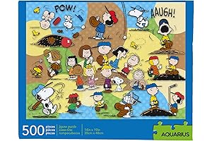 Officially Licensed Peanuts Baseball Jigsaw Puzzle