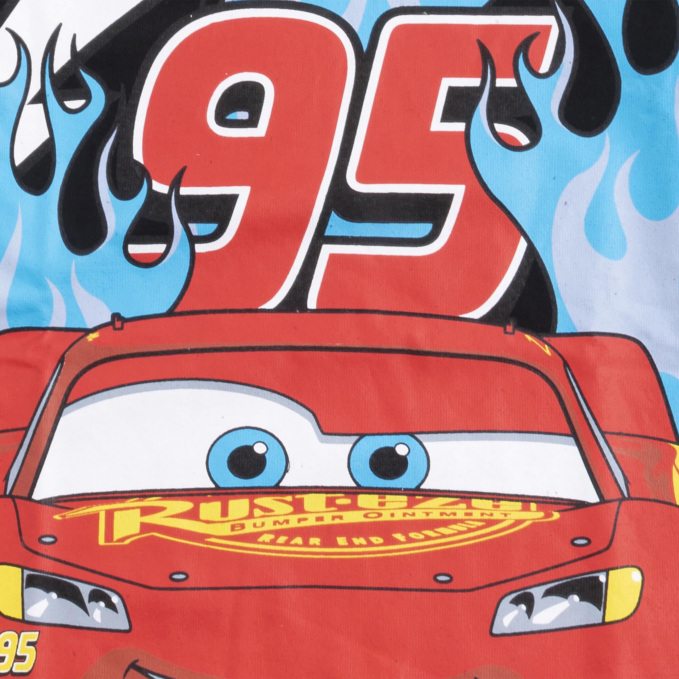 Disney Cars Lightning McQueen - Paquete de 3 camisetas de manga larga para niños pequeños y grandes