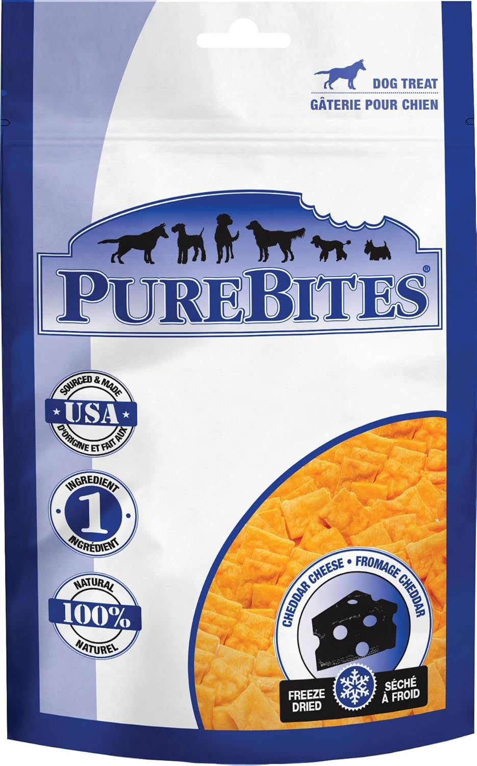 PureBites Cheddar Cheese FreezeDried Dog Treats Pet