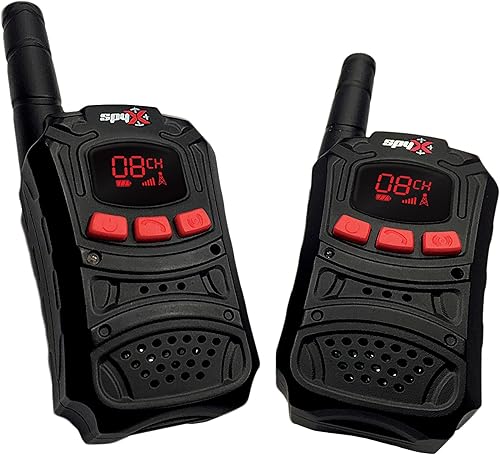 Miniatura 6 de SpyX Walkie Talkies + reloj de reconocimiento. Juego de herramientas de doble agente. Paquete de 2 walkie talkies + un reloj 8 en 1. Artículos
