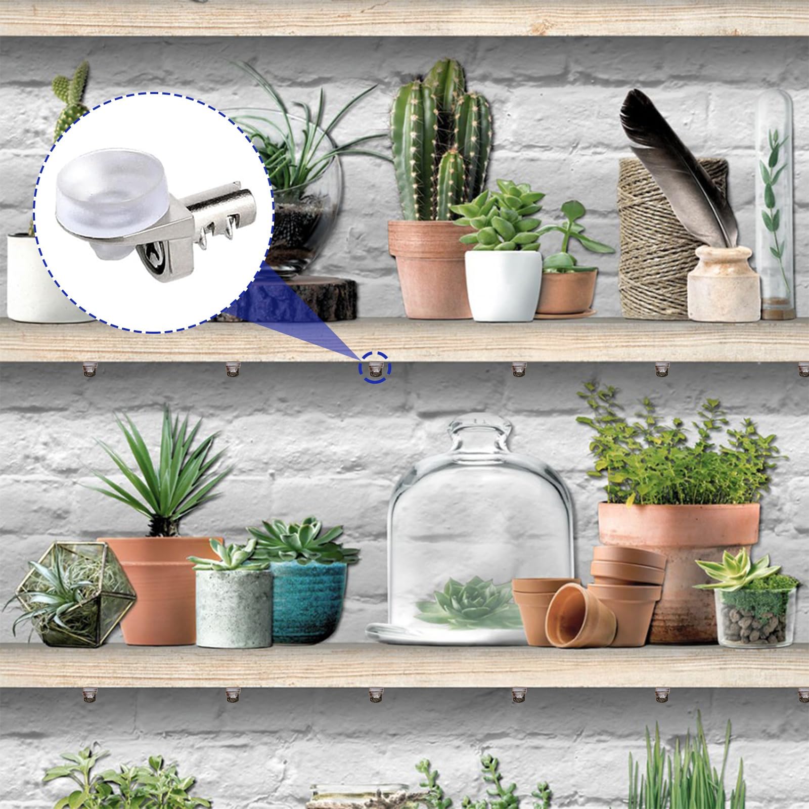 Lot De 4 Supports D'étagère Support D'étagère Angle D'étagère Support D'étagère | Leroy Merlin