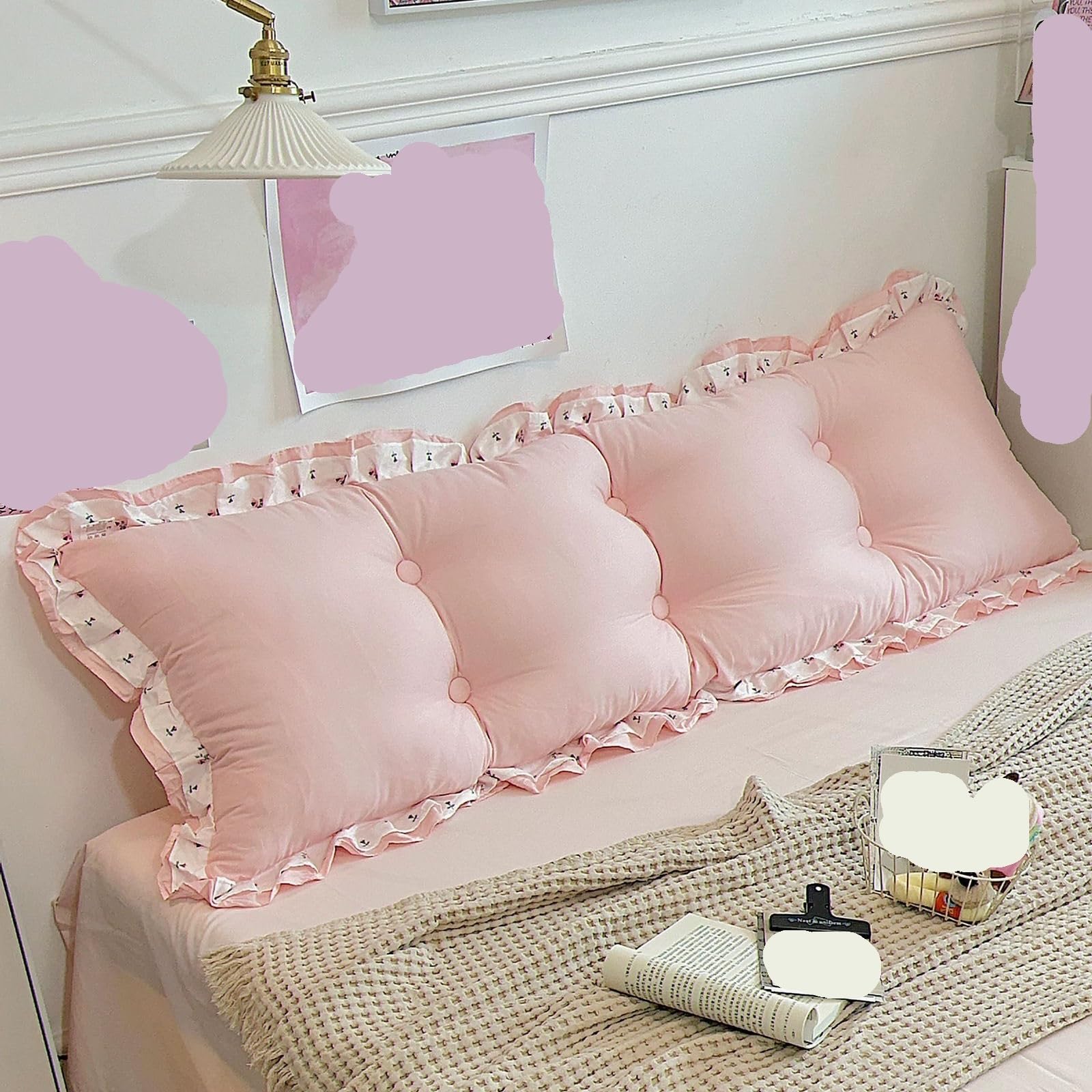 Oreiller de Chevet Lavable en Coton
