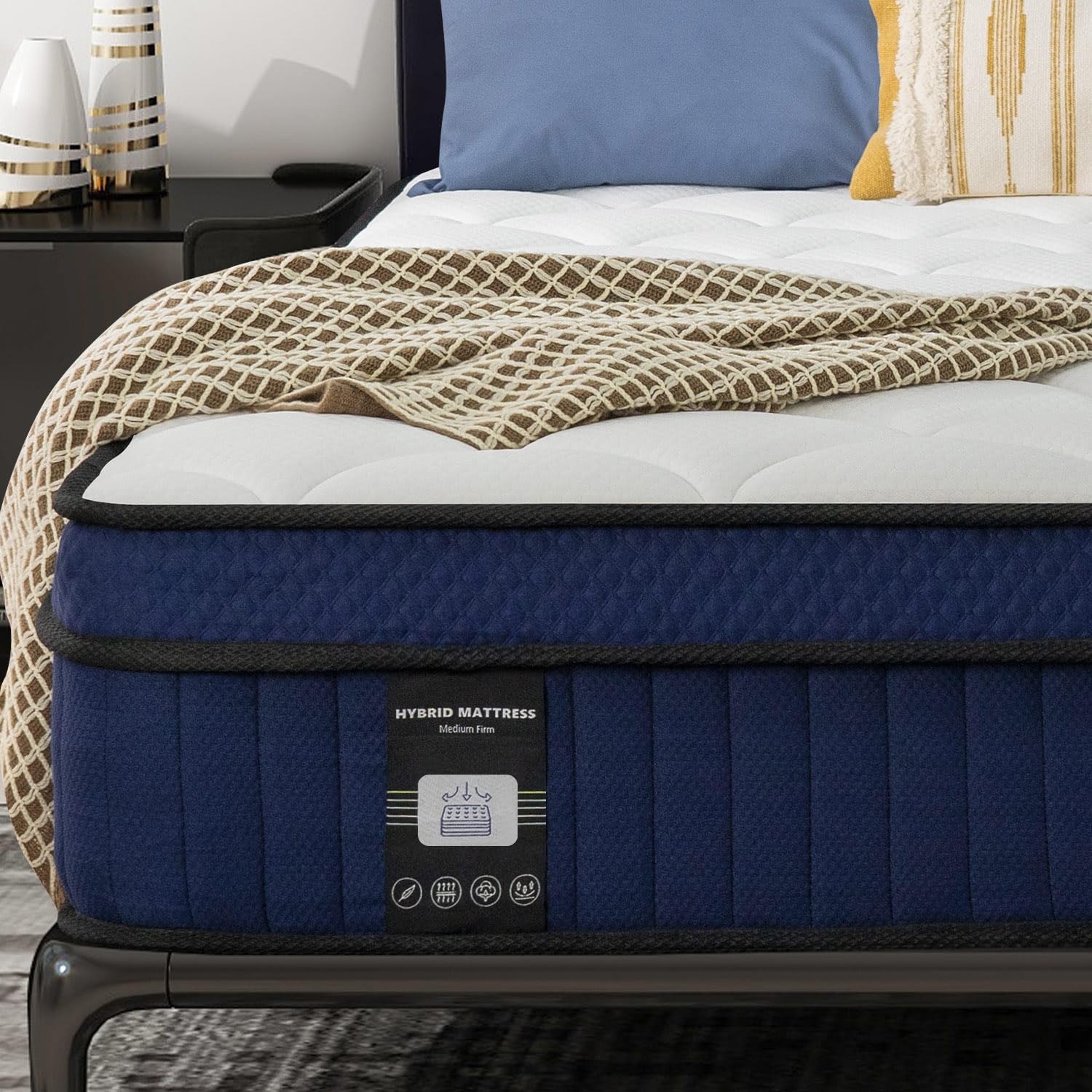 NiSleep 14 Inch Pillow Top Mattress