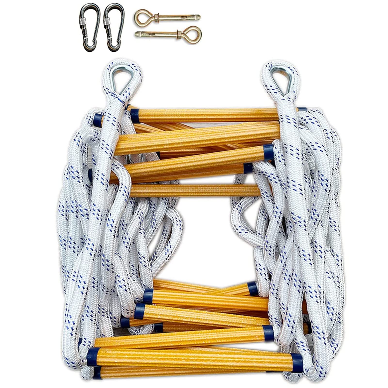 Rope ladders, Home Flame Resistant Safety Evacuatladder, Emergency Escape Ladder, Fast to Deploy/Rope Ladder/18M(10M)