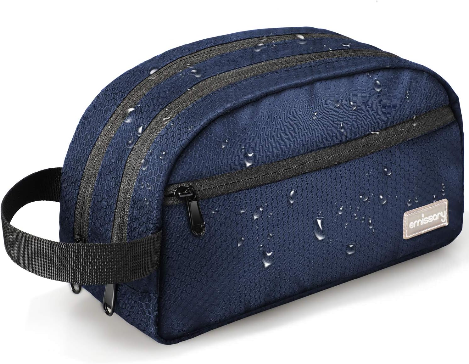 emissary Nylon Men's Toiletry Bag Large Waterproof Shower