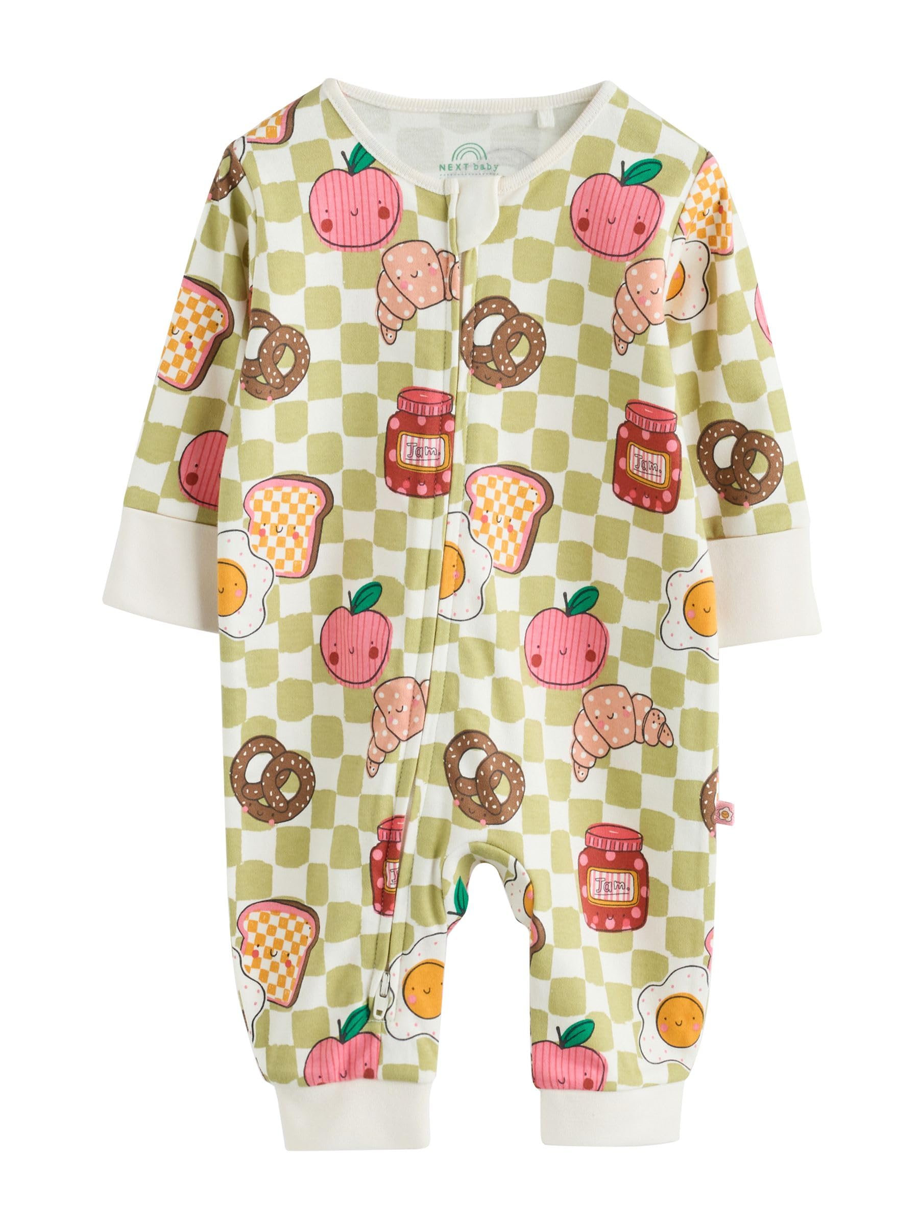 NEXT Bambina Confezione da 3 Tutine Bebè con Zip bidirezionale
