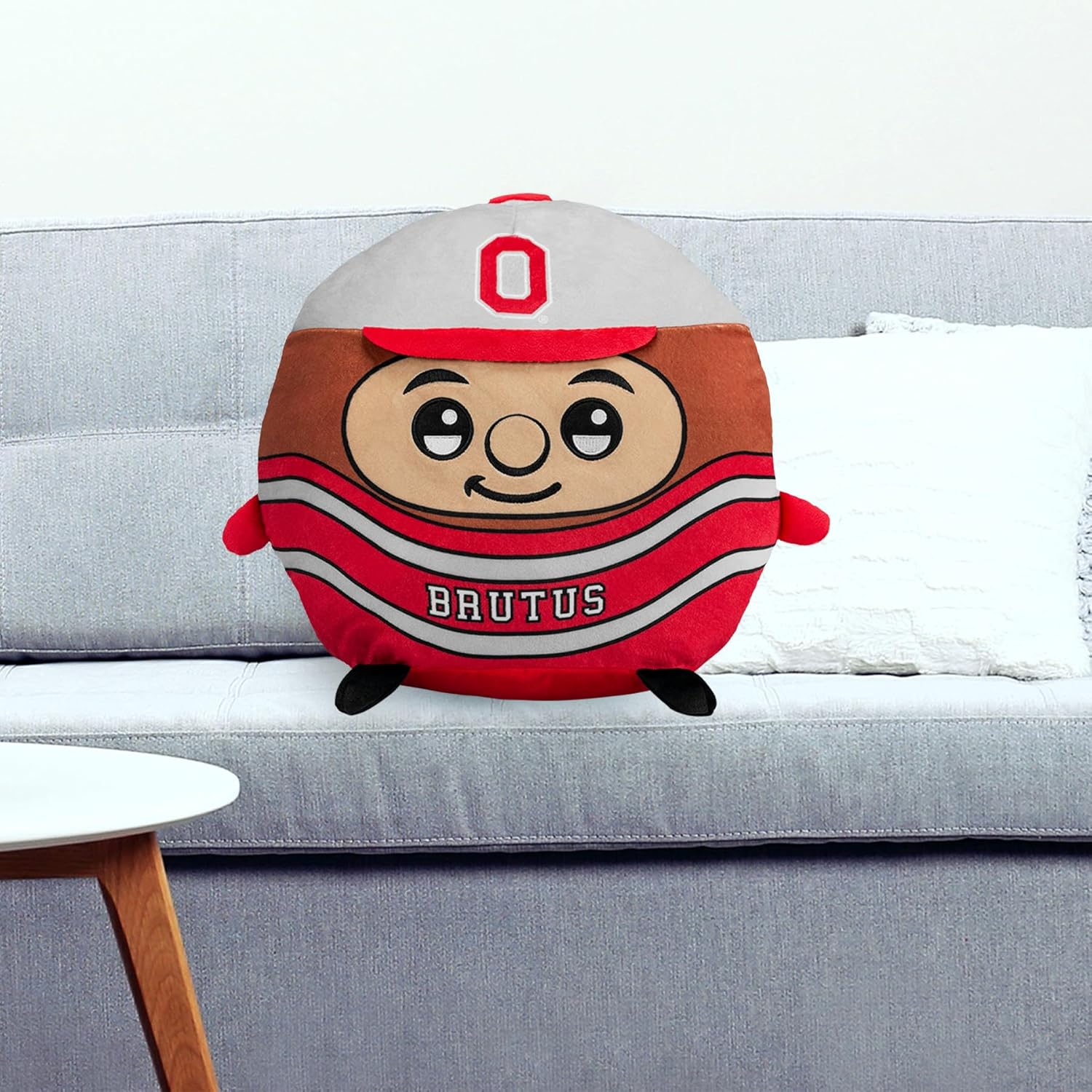 Sleep Squad Ohio State Buckeyes Brutus 12" Kiri Cloud Plushie - Official Collegiate Plush