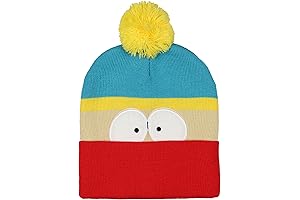 Bioworld South Park Eric Cartman Big Face Cuff Knit Beanie Cap Yellow
