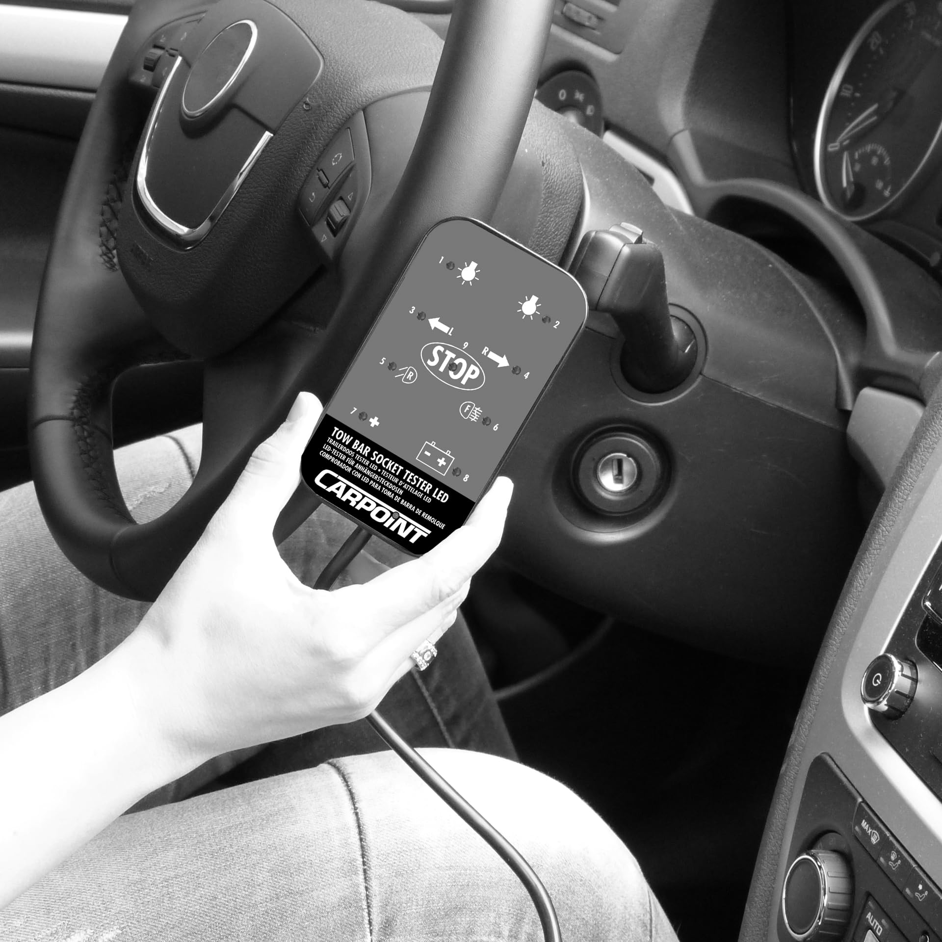 CARPOINT 0438118 Tester toma de remolque
