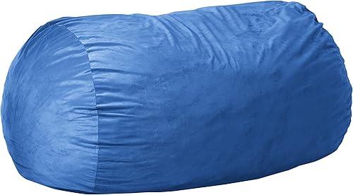 Miniatura 209 de Chill Sack Silla de puf, tumbona de 6 pies, microgamuza azul marino - solo funda Microsuede,Microsuede - Negro - Solo funda,Microsuede - Camel -