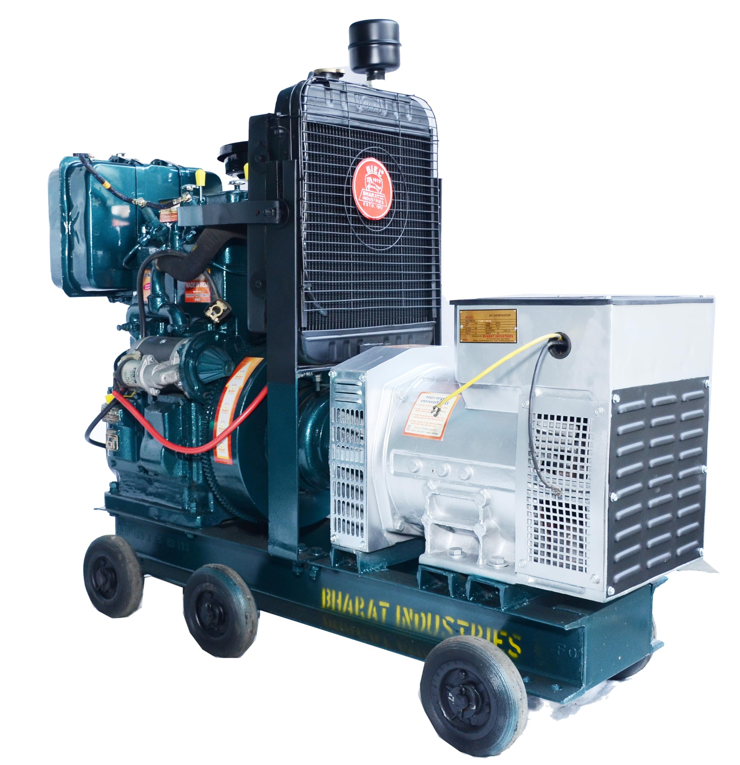 8KW Diesel Power Genrator Set Water/Air Cooled Three Phase 230 Volts With 16 Bph Power Diesel Engine.-picture-20