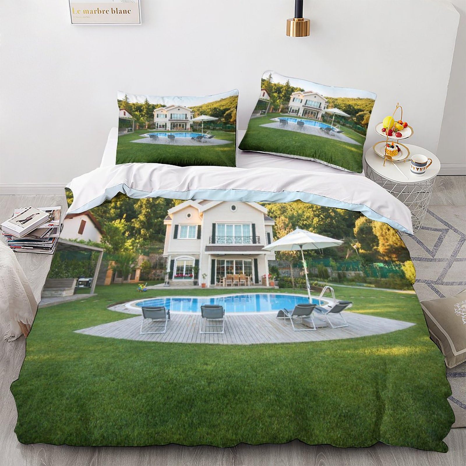 Parure de lit villa 3D microfibre de qualité supérieure 200x200