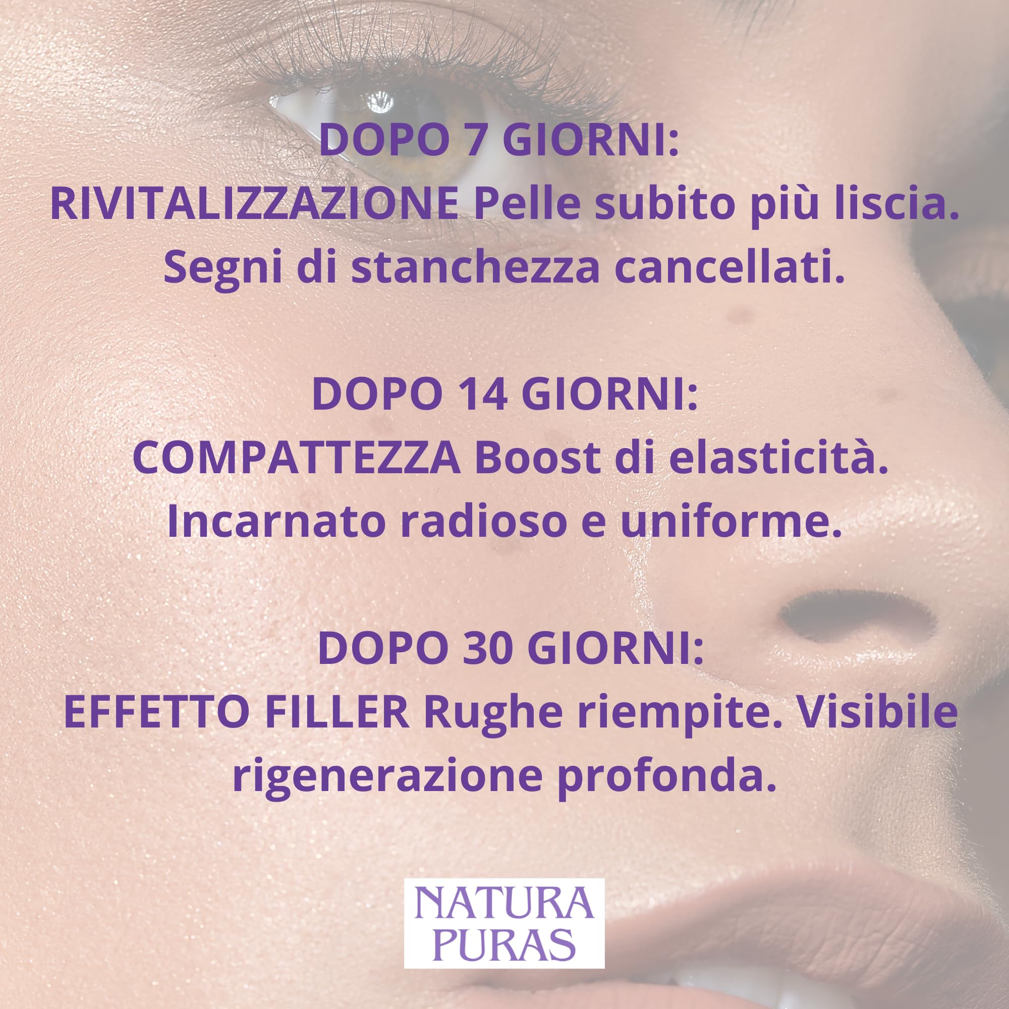 Siero Viso Antirughe Veleno di Vipera 30ml NaturaPuras | Acido Ialuronico Triplo, Vitamina C, Effetto Botox Lifting Istantaneo, Peptidi Biomimetici, Made in Italy