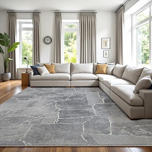 Alfombra de área de 8 x 10 pulgadas, lavable a máquina, vintage, tradicional, plegable, delgada, retro, antideslizante, alfombra con estampado