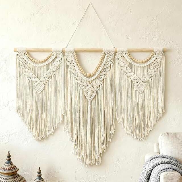 Tempospark Large Macrame Wall Hanging, 43