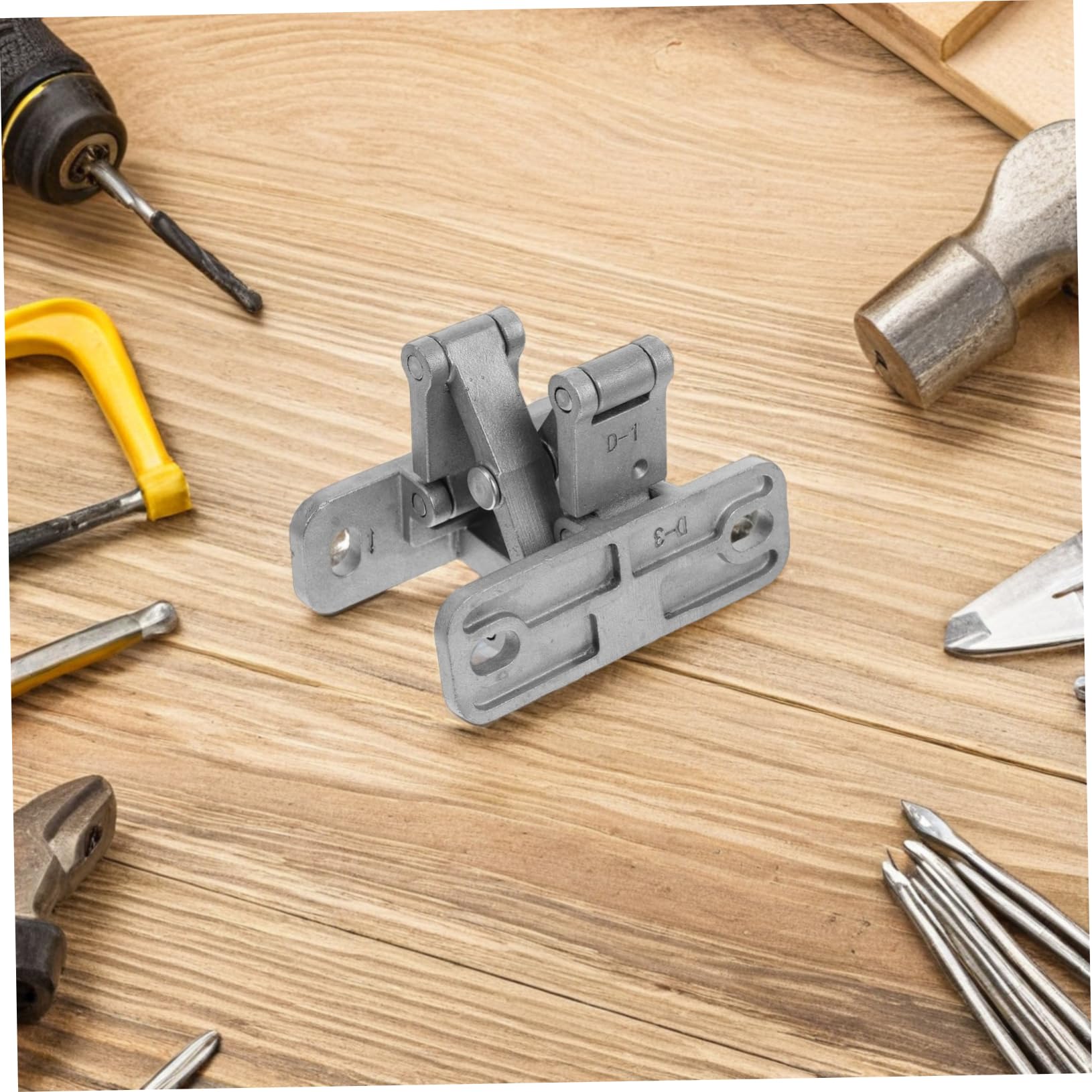TEHAUX 4 Piezas Bisagras Invisibles Inoxidable de Alta Resistencia para Puertas y Equipos de Seguridad Instalación Simplificada y Diseño Elegante