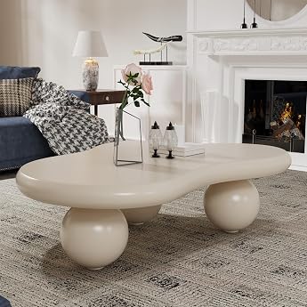 Wei  Wolken Design Couchtisch C Wei  47 in Moderner Unregelm iger Couchtisch Designerm bel f r Wohnzimmer Stylisches M bel f r Living und Offizium