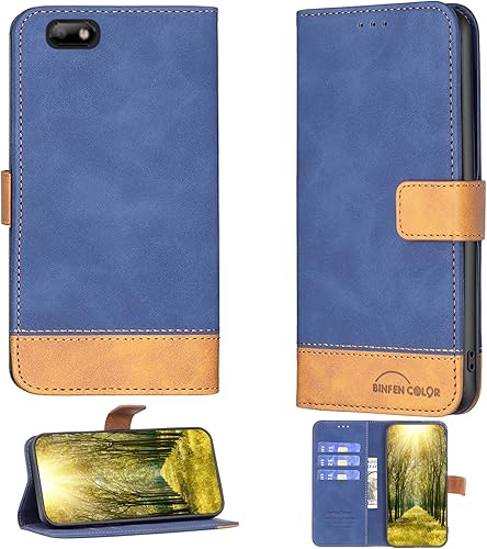 jioeuinly Case Compatible with Celular Kalley Element 5+Plus Phone Case Flip Stand Cover PU Leather BF11 Wallet Case Red