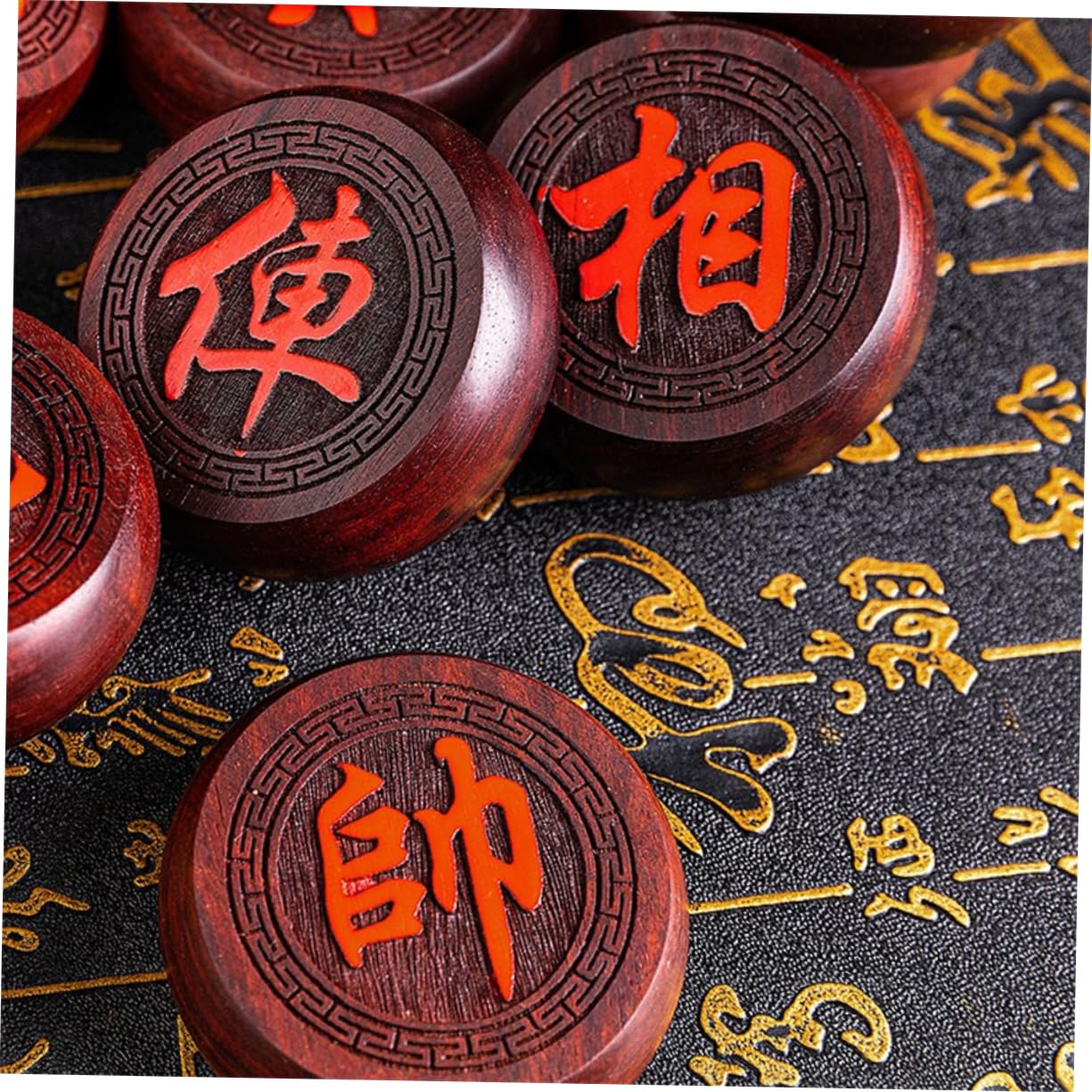 Juego de Ajedrez Chino 1 Set de Madera Tablero para Adultos