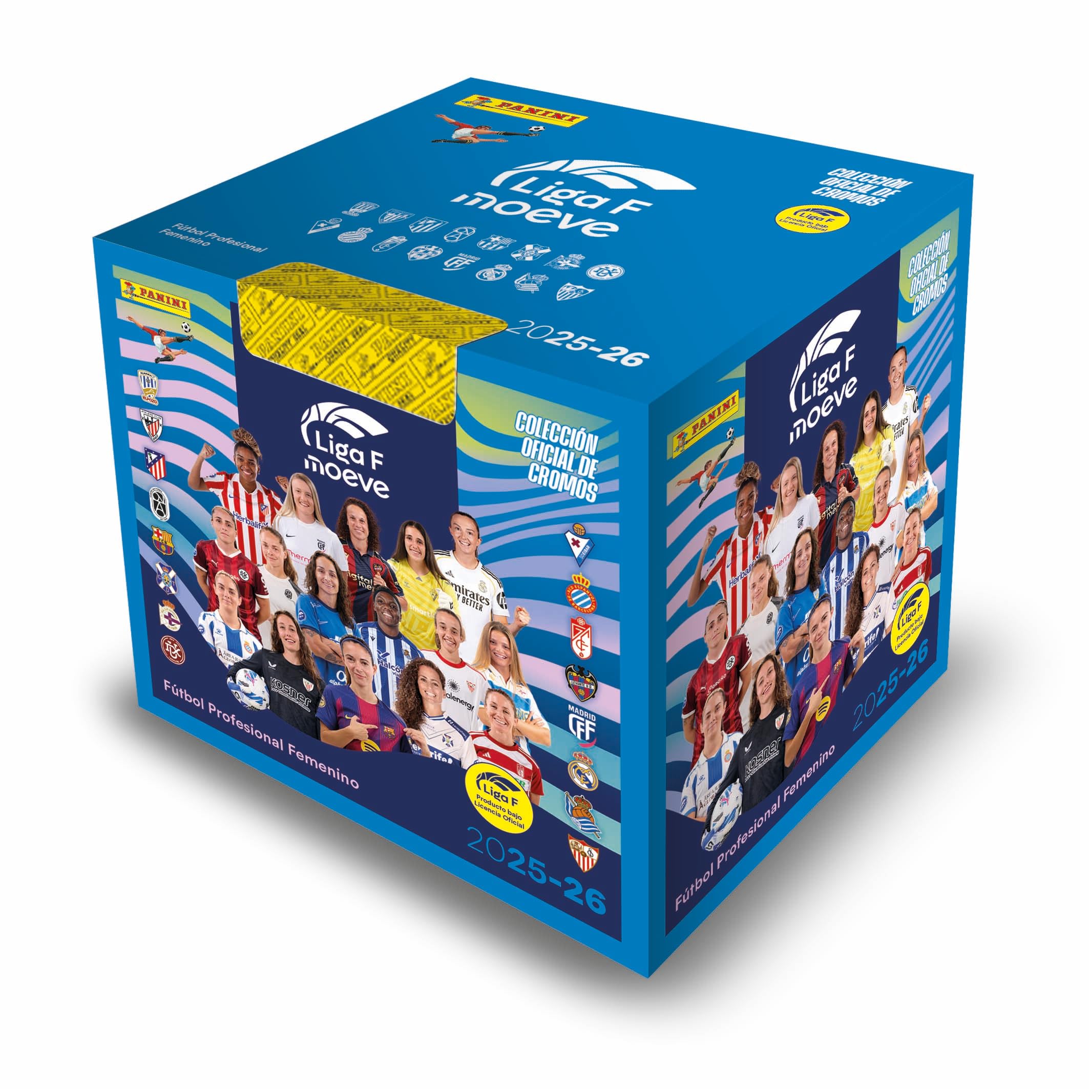 Caja 50 Sobres Liga Femenina 2025-2026