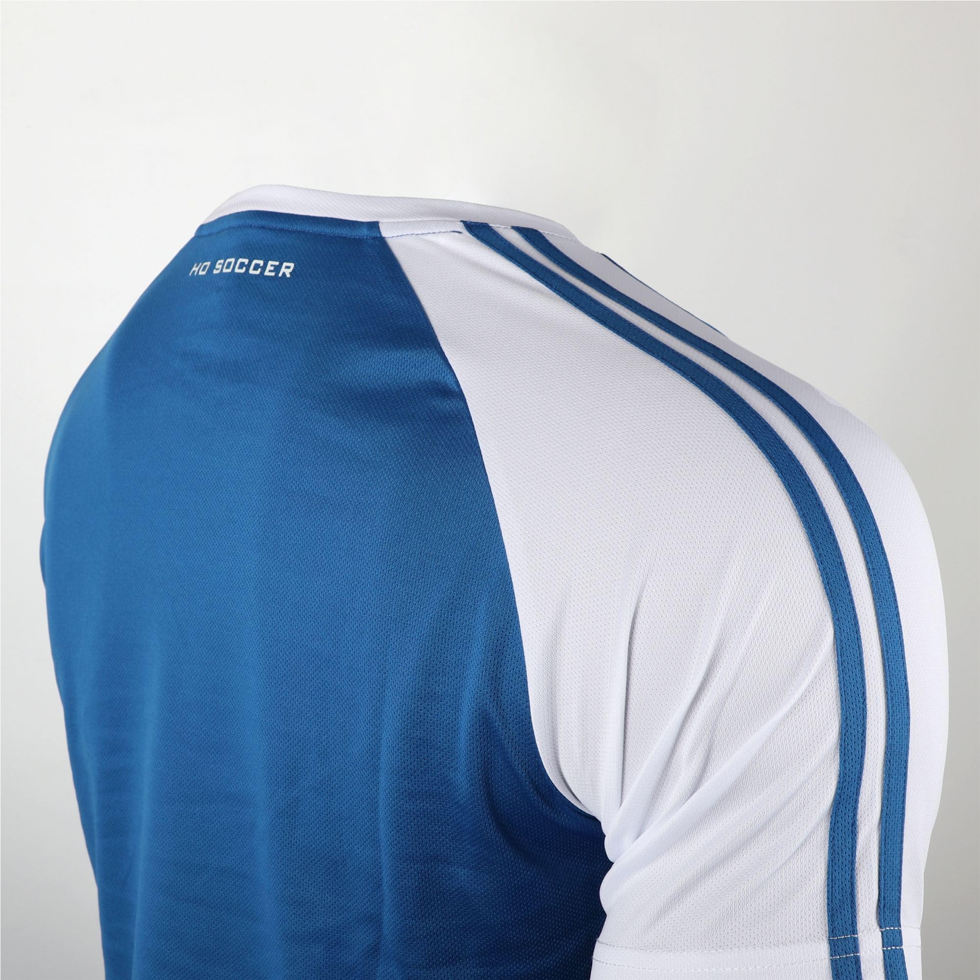 HO Soccer Akademia koszulka piłkarska niebieska - najwyższy poziom - poliester, dostępne kolory, unisex dzieci, niebieski/biały, 12XXS