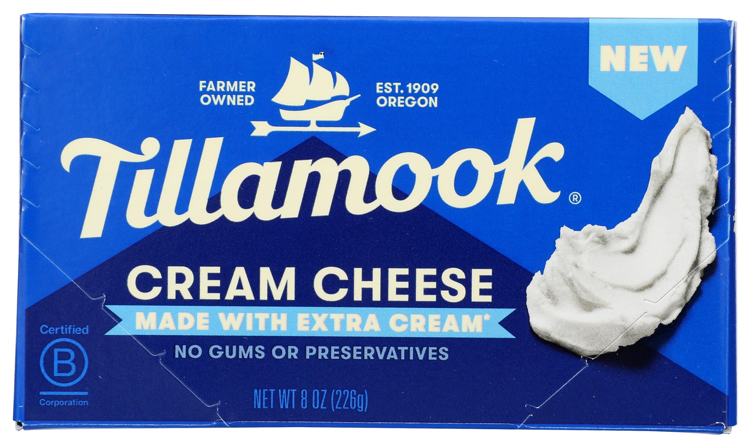 Tillamook Brick Cream Cheese 8 Ounce