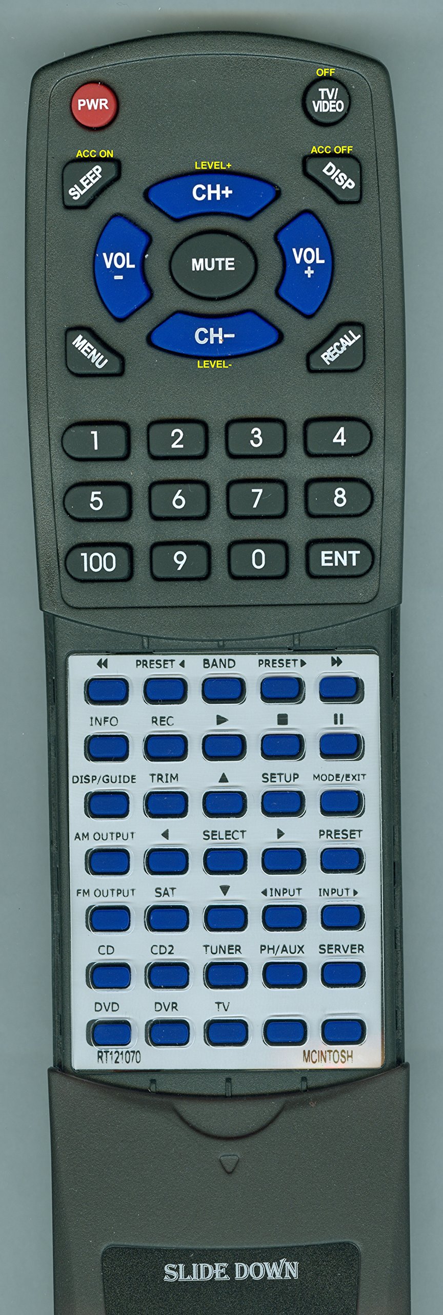 Amazon | 交換リモートfor McIntosh 121070、hr070 | Redi-Remote | AV