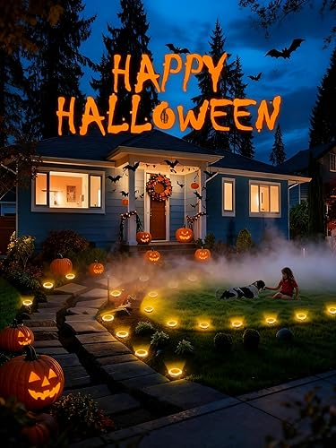 Miniatura 2 de Luces solares impermeables para exteriores, paquete de 12 8 LED, luz de suelo de acero inoxidable grueso, luces solares de jardín, iluminación de