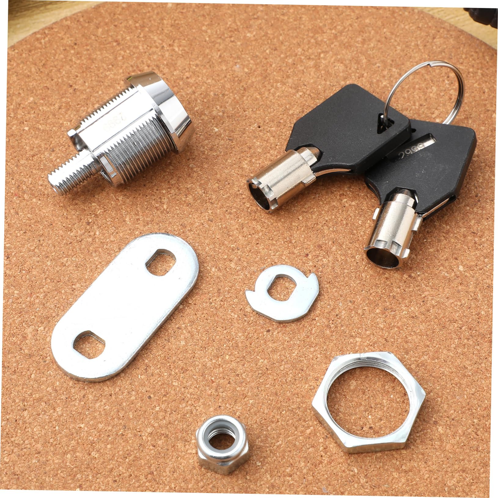 Tofficu 5 Pièces Cadenas pour Verrou Tubulaire pour Armoires Coffres Casier Installation Facile Durable