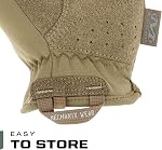 Mechanix Wear: FastFit Gants tactiques avec Cuff élastique pour un ajustement sûr, Gants de travail avec poignée flexible pour une utilisation polyvalente, Gant de sécurité résistant à l'écran tactile pour hommes (Brown, X-Large)