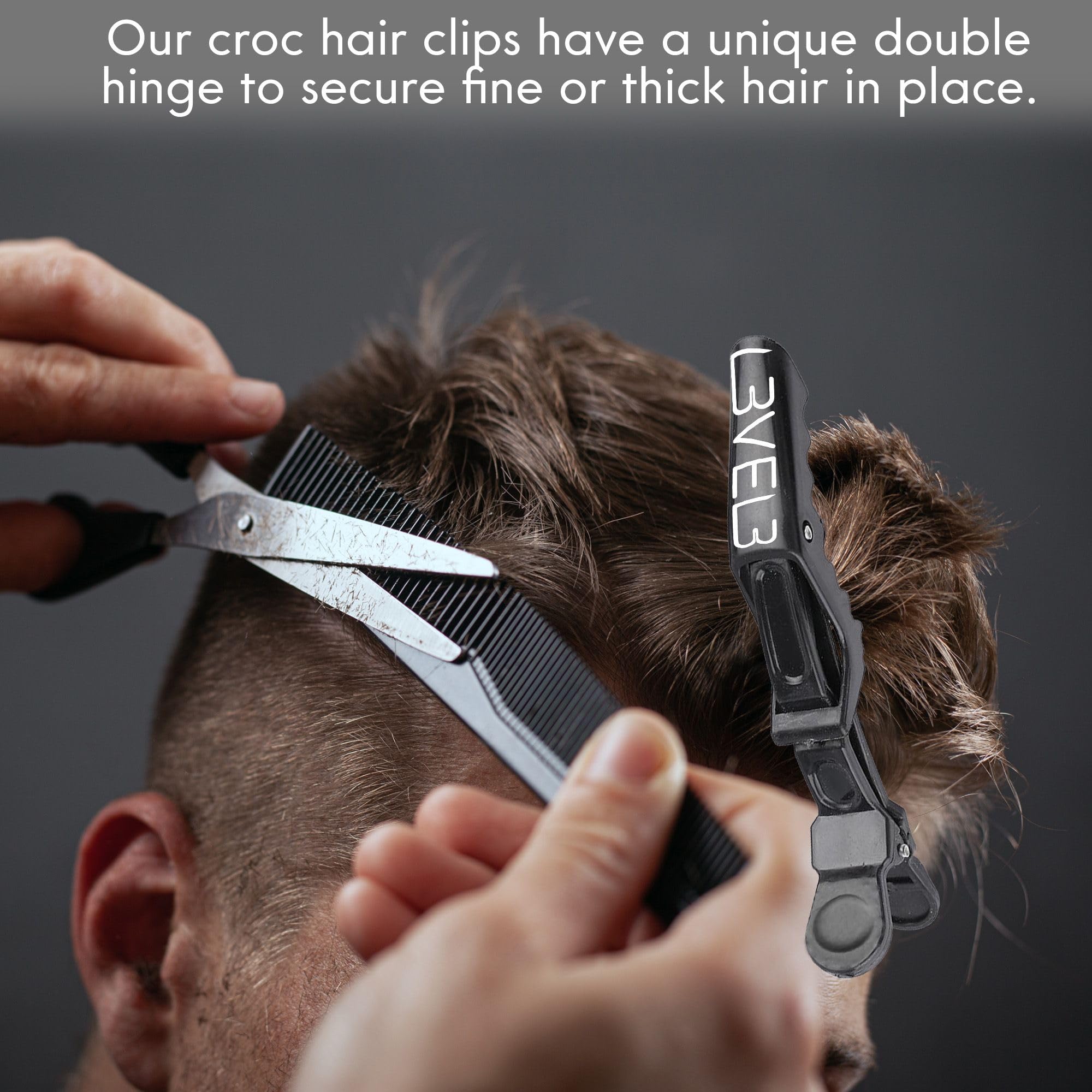 Amazon.com : L3 Level 3 Croc Hair Clips for Styling, All Hair
