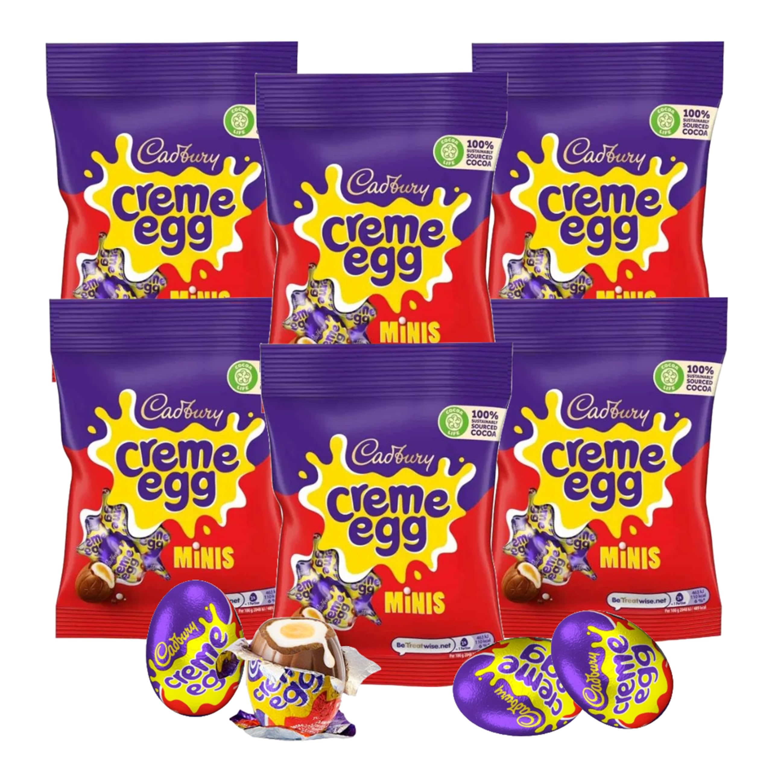 Buy Easter Mini Eggs Bulk Chocolate Pack of 6 x 78g Dairy Milk Creme
