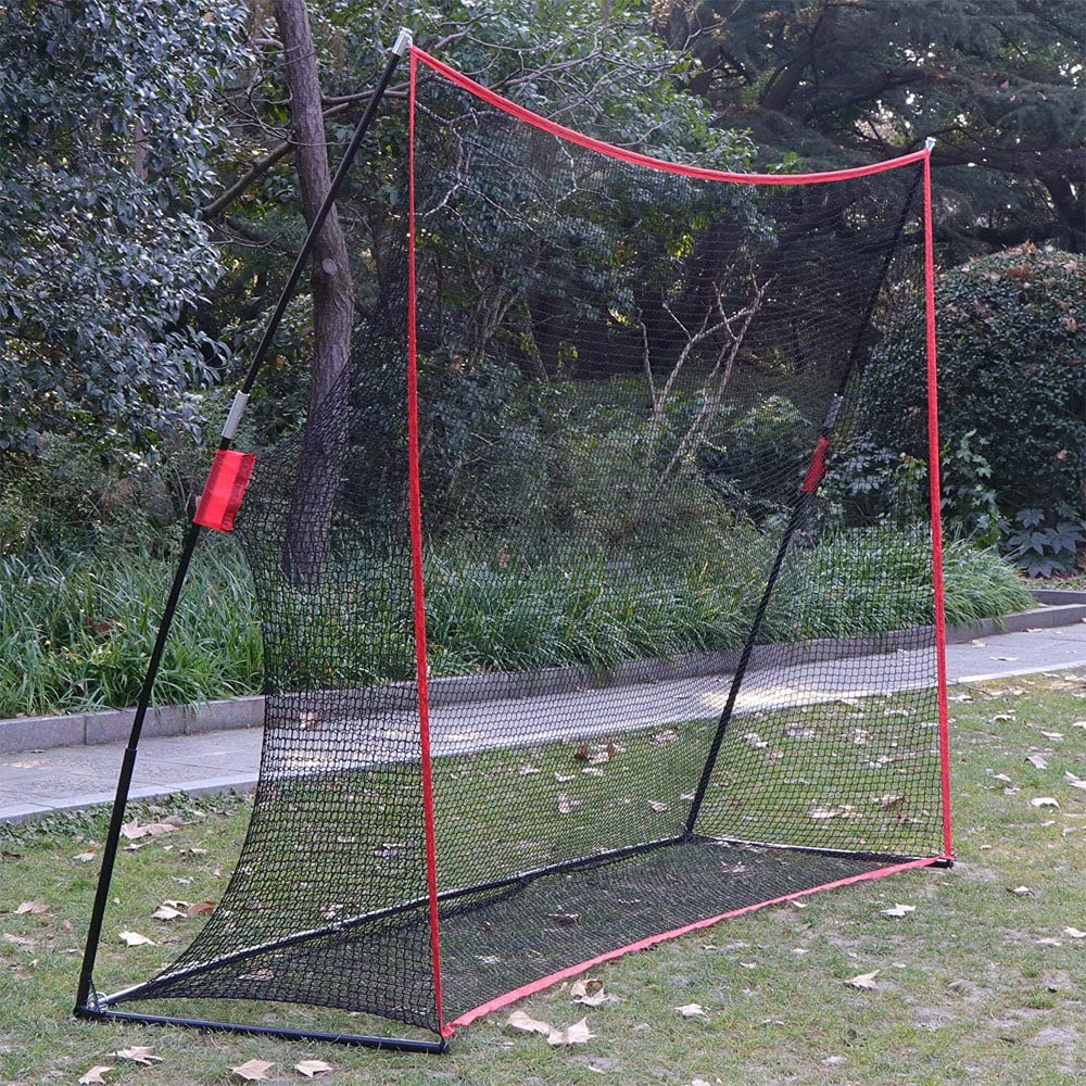 JARAGAR Red de golf grande, 10 pies x 7 pies, red de práctica de golf, accesorios de golf profesionales con bolsa de transporte para entrenamiento de golpeo de golf en interiores y exteriores