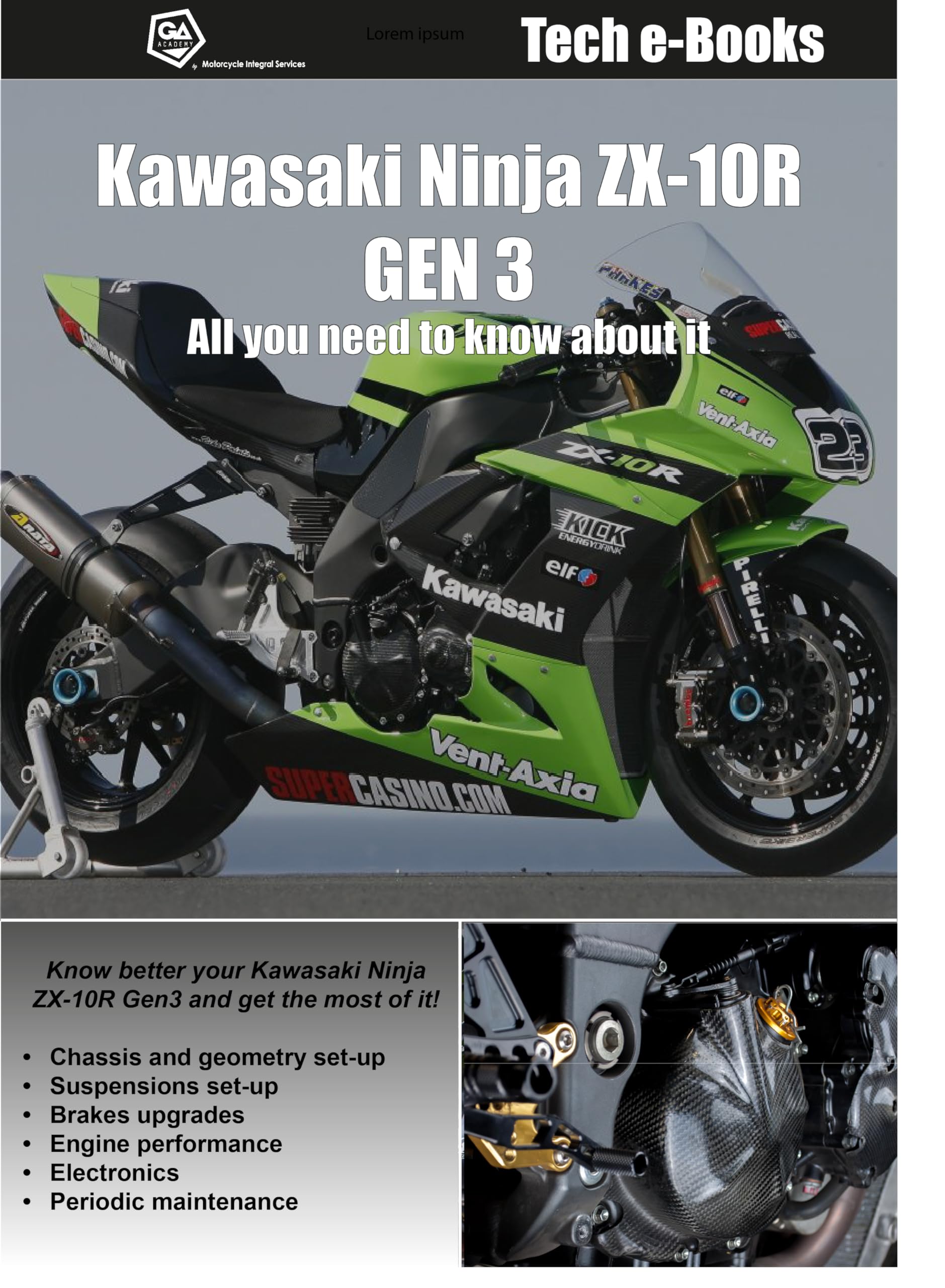 Kawasaki Ninja ZX-10R GEN3 livre technique guide de moto