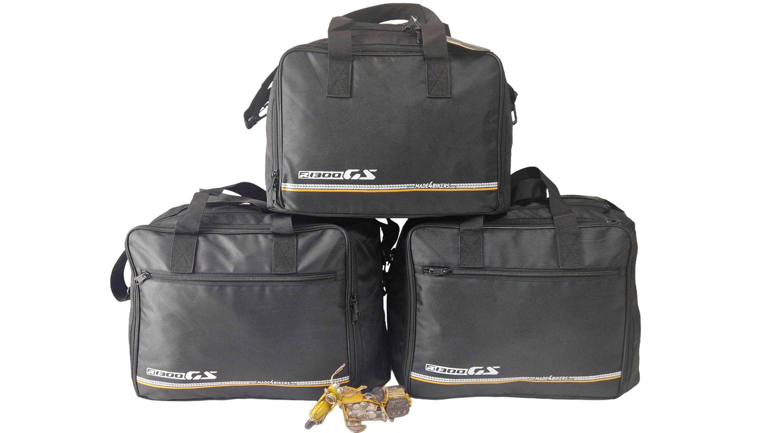 Complete Set Inner Pockets TopCase and Case Suitable for BMW R1300GS Adventure (KA2) 2023 Onwards with Aluminium Cases