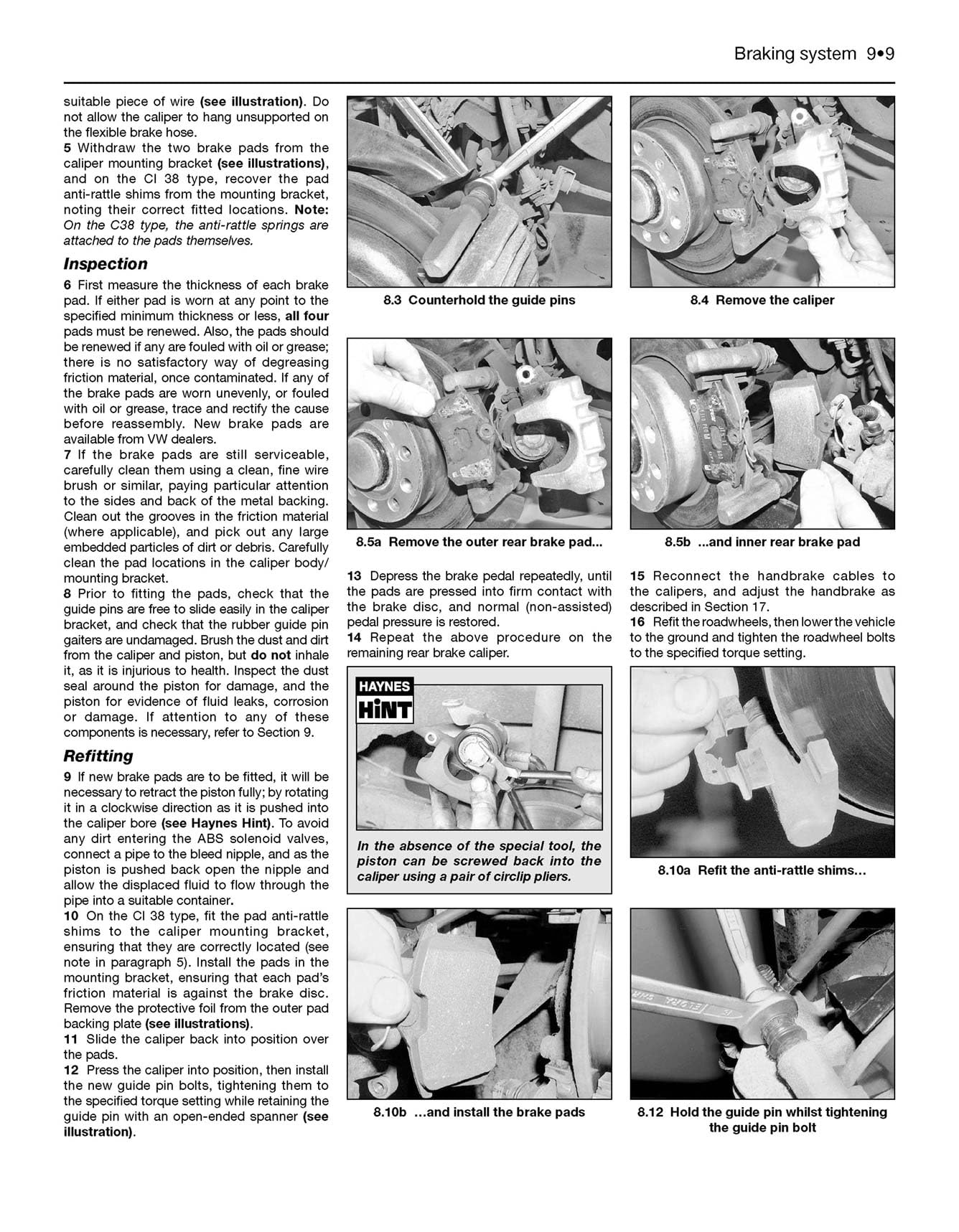 VW Polo (09 - 14) Haynes Repair Manual