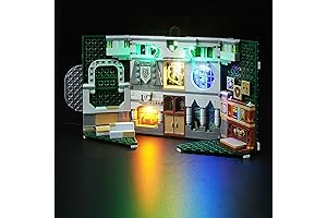 LED Light for Slytherin House Banner Lego Set