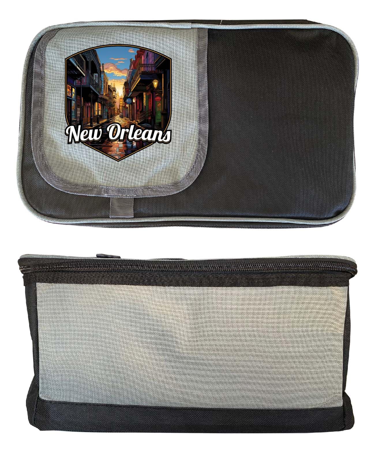 R and R Imports New Orleans Louisiana Design A Souvenir Cooler 9 pack