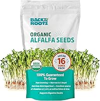 Vista 9 de Back to The Roots Heirloom Semillas orgánicas, sin OGM y cultivadas en Estados Unidos, 30 unidades de hierbas, frutas y verduras, el surtido puede